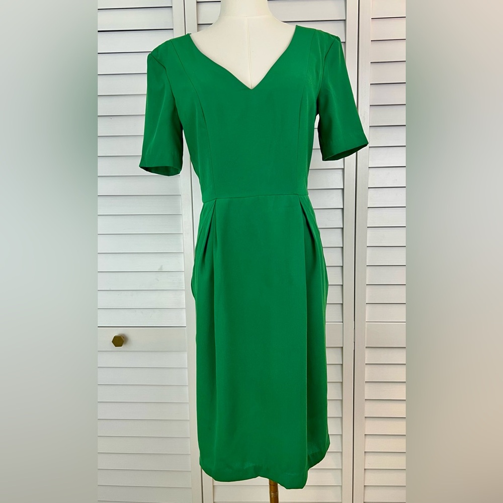 H&M Vibrant Green Midi Dress